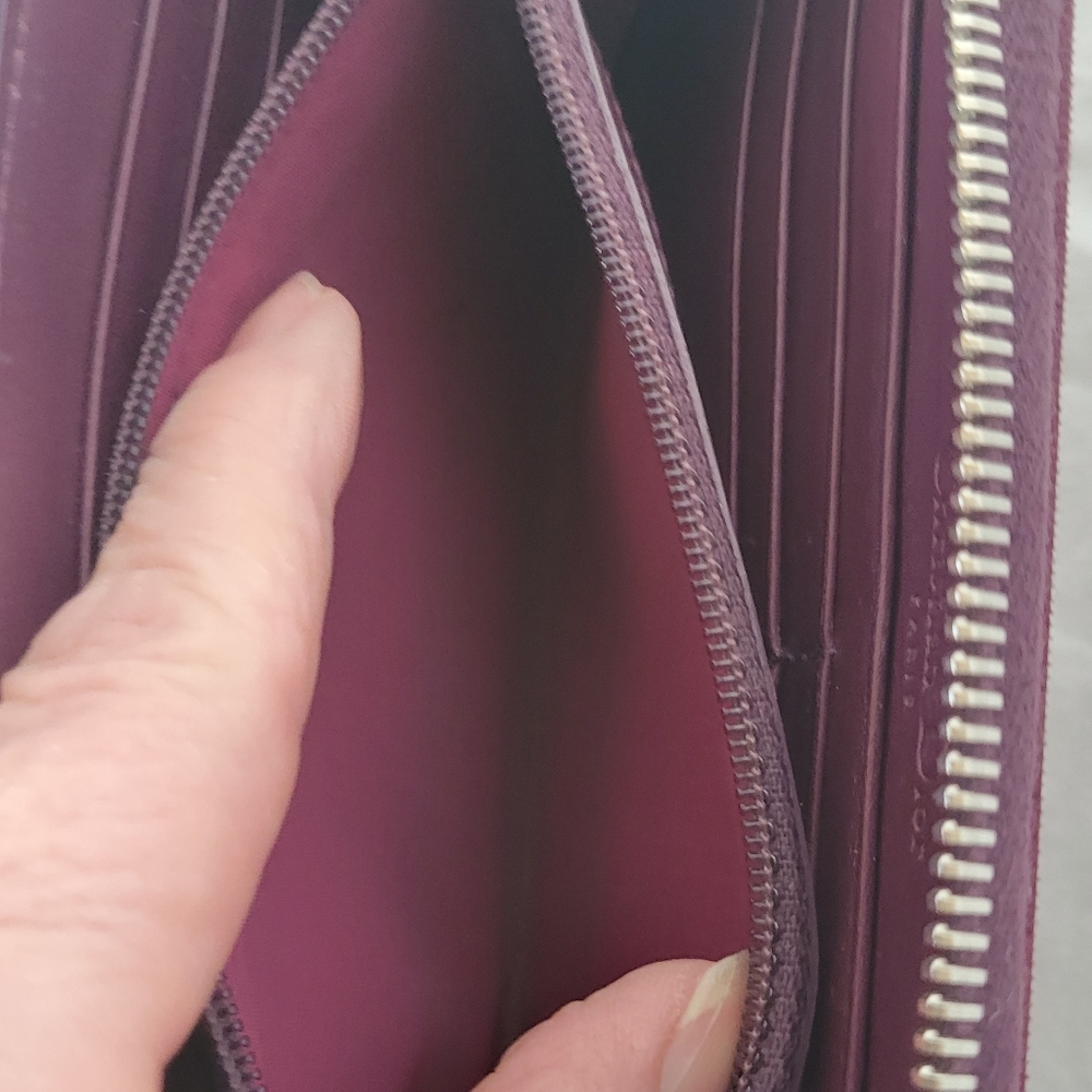 Dior Zippy purple long wallet - Picture 14 of 16